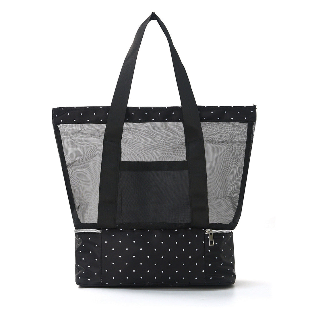 Beach bag with see-through design and large storage Kalsten