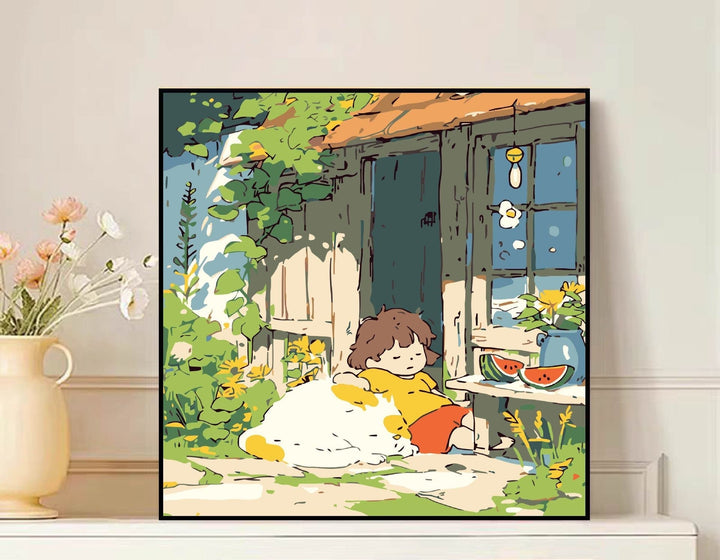 Scenic Mountain Landscape Canvas Art Kalsten