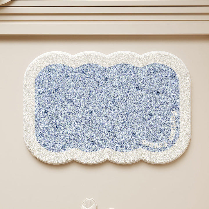 Soft Textured Decorative Bathroom Mat Kalsten