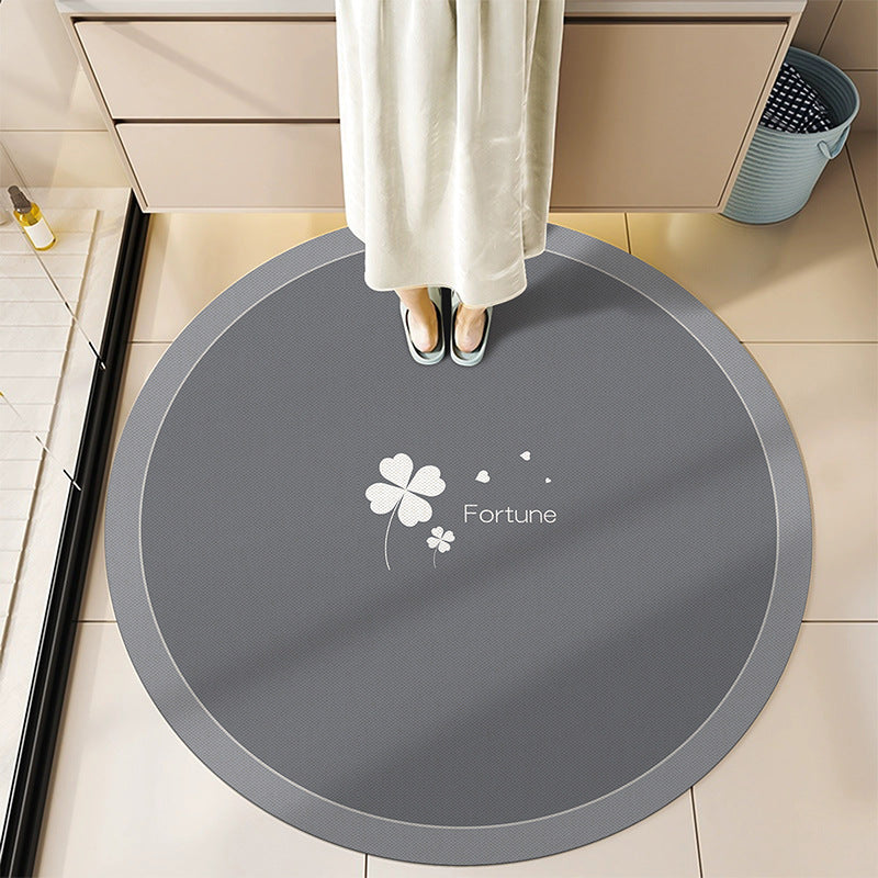 Round Decorative Bath Mat Kalsten