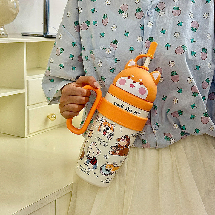 Ladies Playful Water Bottle with Animal Design Kalsten