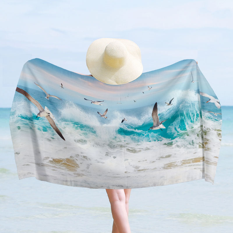 Beach towel with maritime design Kalsten