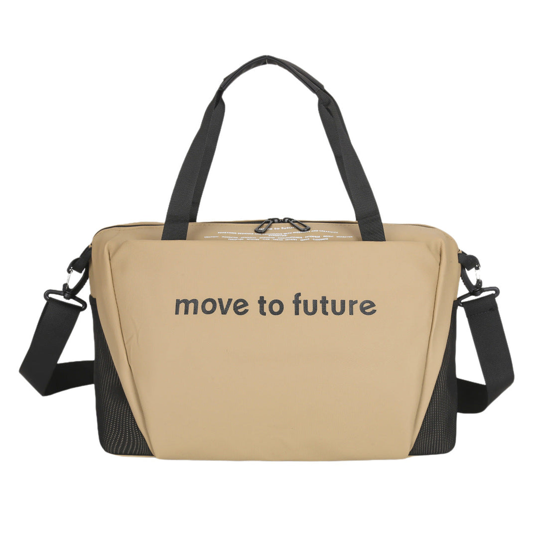 Sporty shoulder bag with innovative carrying system Kalsten