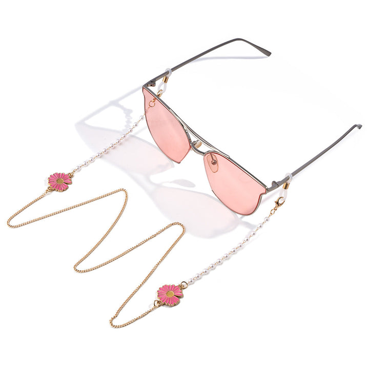 Floral Design Eyewear Chain Holder Kalsten