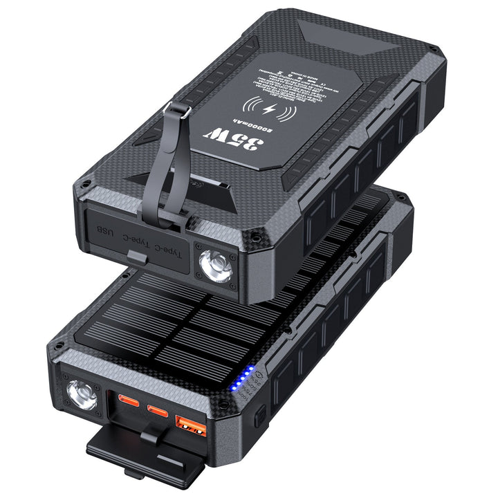 Solar Powerbank with Fast Charging Function and Integrated Flashlight Kalsten