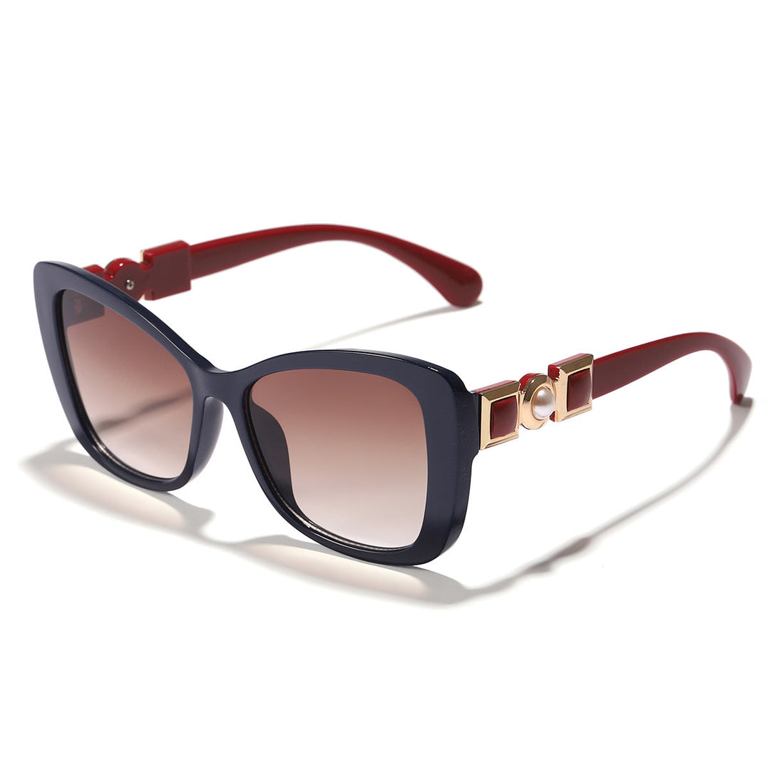 Women Cat-Eye Sunglasses with Elegant Metal Decoration Kalsten