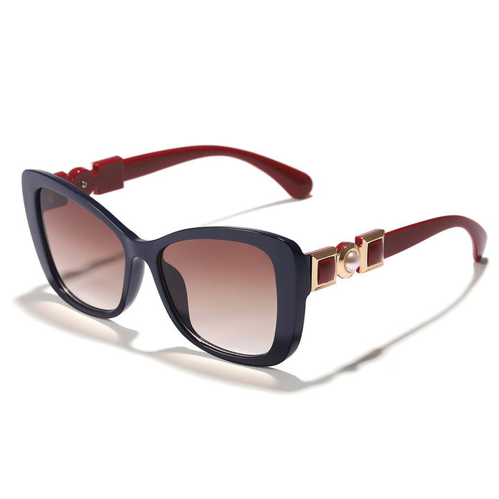 Women Cat-Eye Sunglasses with Elegant Metal Decoration Kalsten