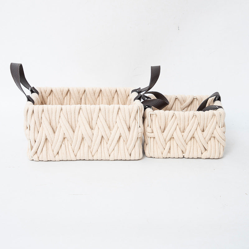Stylish Textured Storage Basket Acalora