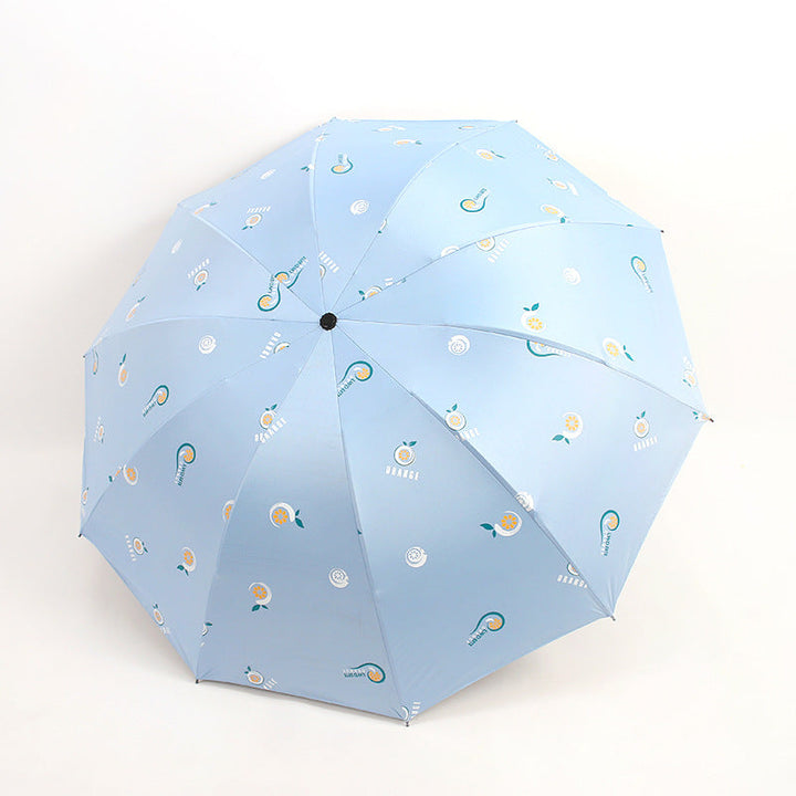 Ladies folding umbrella with cheerful motifs Kalsten