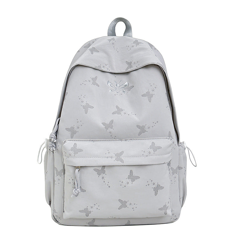 Butterfly Print Lightweight Backpack