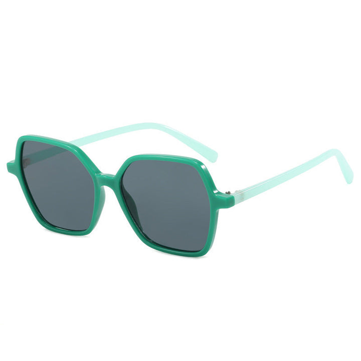 Women's oversized sunglasses with modern, transparent frame Kalsten