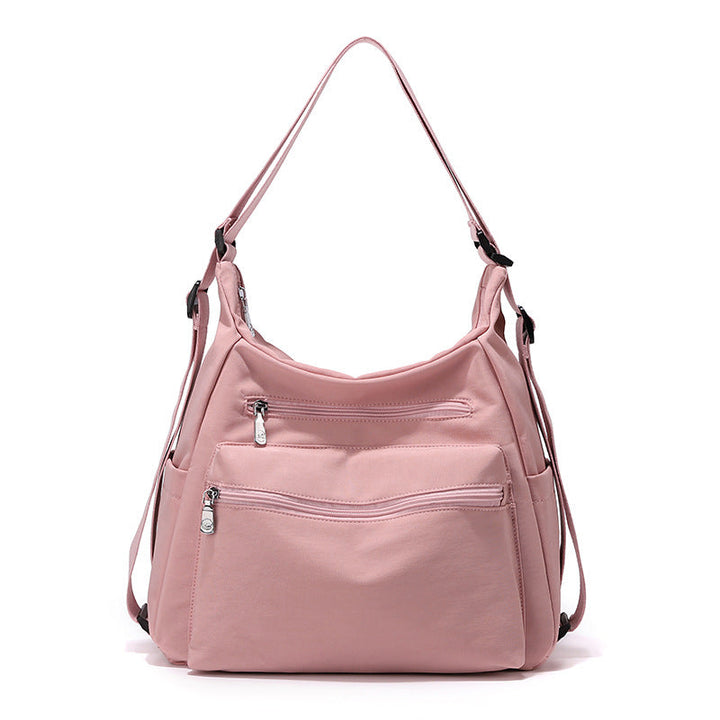 Multi-Zippered Casual Shoulder Bag Kalsten