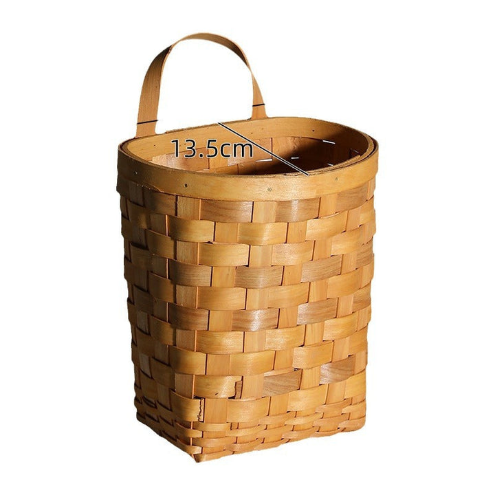 Handcrafted Wicker Storage Cylinder Kalsten