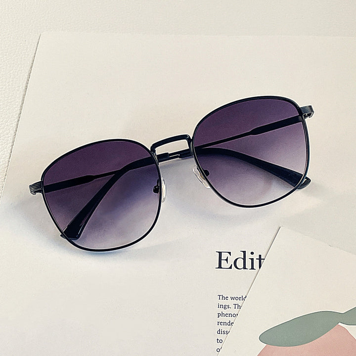 Women's fashionable hexagon sunglasses with luxurious metal frame Kalsten