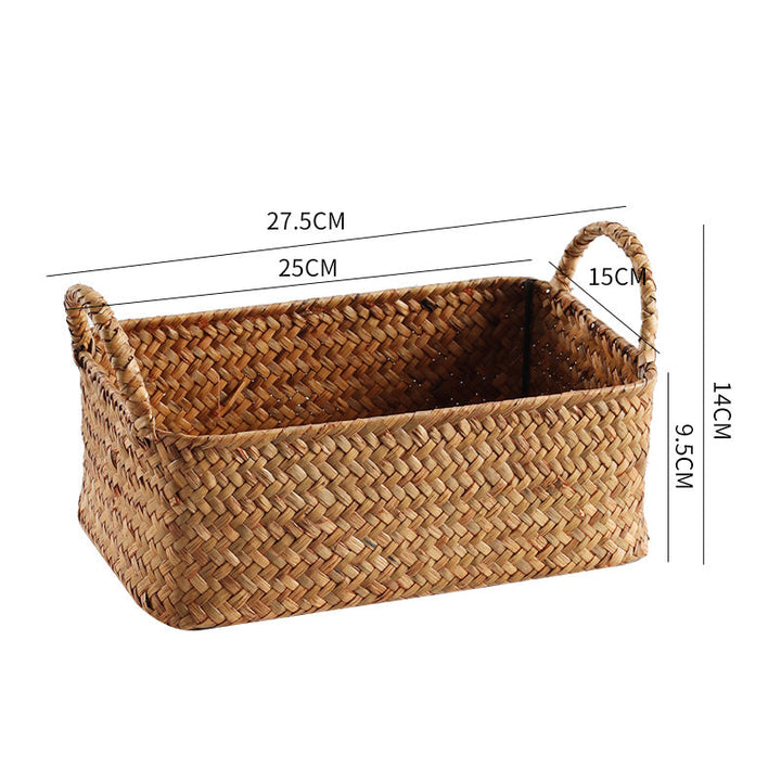 Handwoven Natural Storage Basket Kalsten