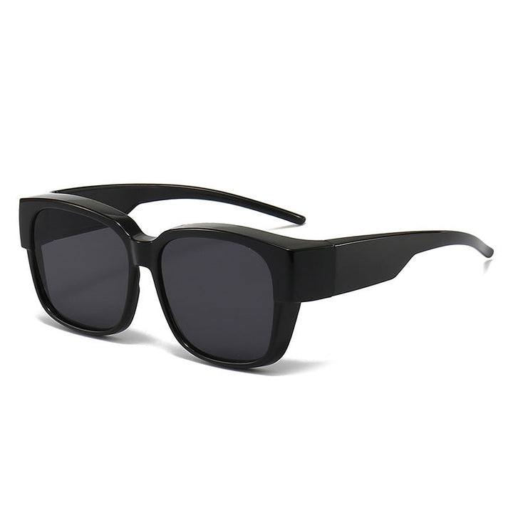 Women's stylish rectangular sunglasses with yellow lenses Kalsten