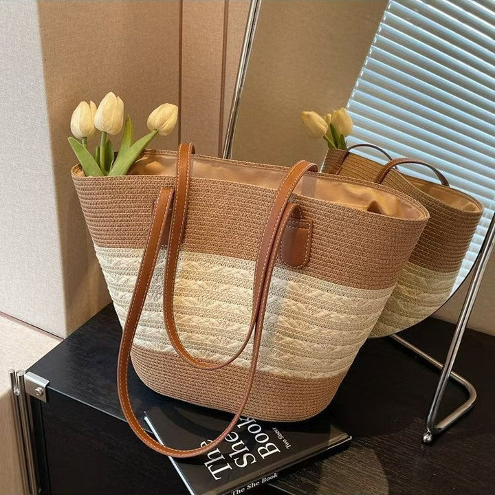Elegant straw bag Kalsten