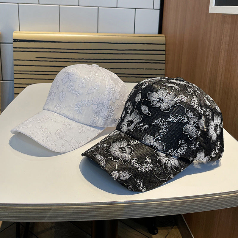 Women's Floral Embroidered Baseball Cap Kalsten