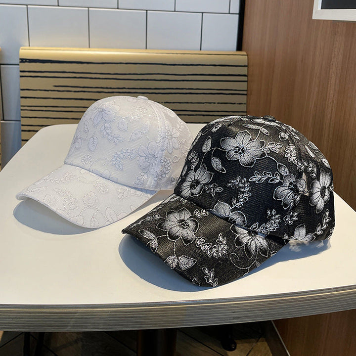Women's Floral Embroidered Baseball Cap Kalsten