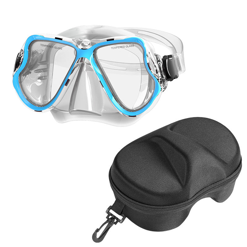 Diving mask with wide field of vision and comfortable wearing comfort Kalsten