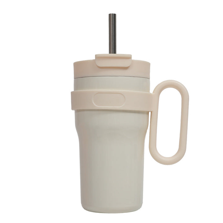Unisex drinking cup with durable plastic and integrated straw Kalsten