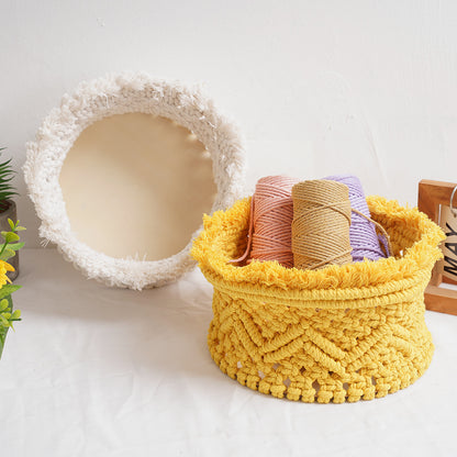 Decorative Macrame Storage Basket Acalora