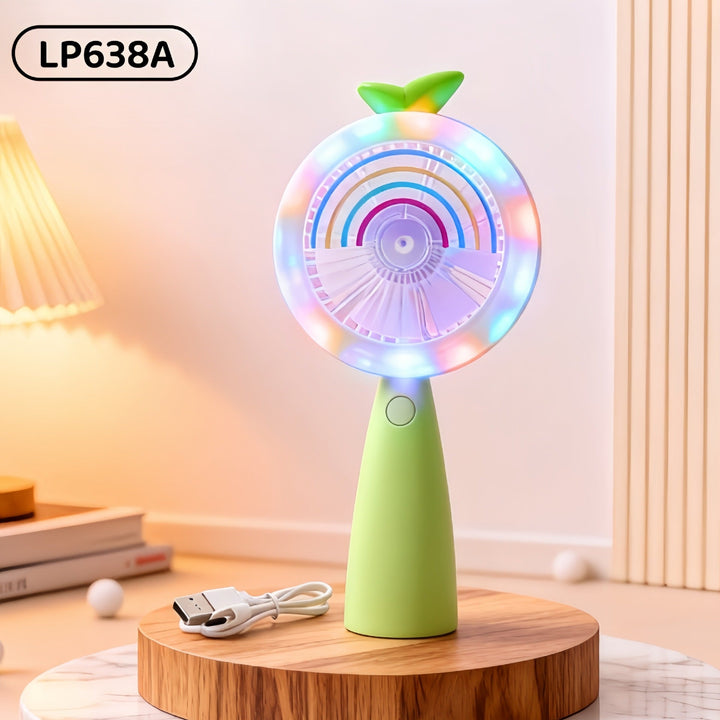 Women's portable multifunction fan with LED lighting Kalsten
