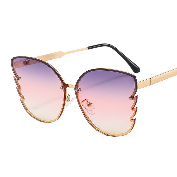 Women's statement sunglasses with unique design and gradient lenses Kalsten