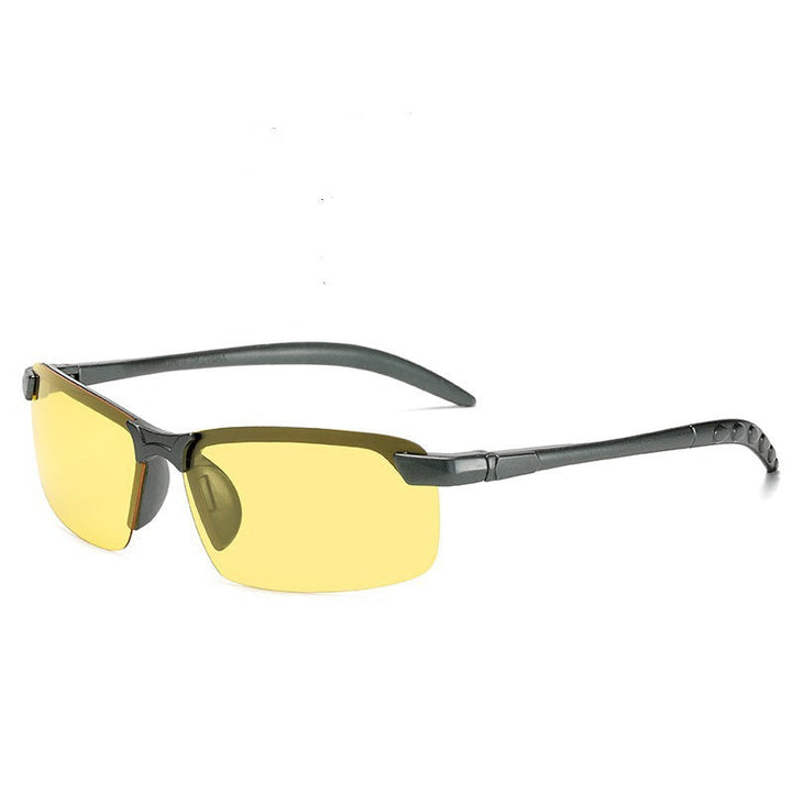 Men's sporty sunglasses with polarized lenses and flexible frame Kalsten