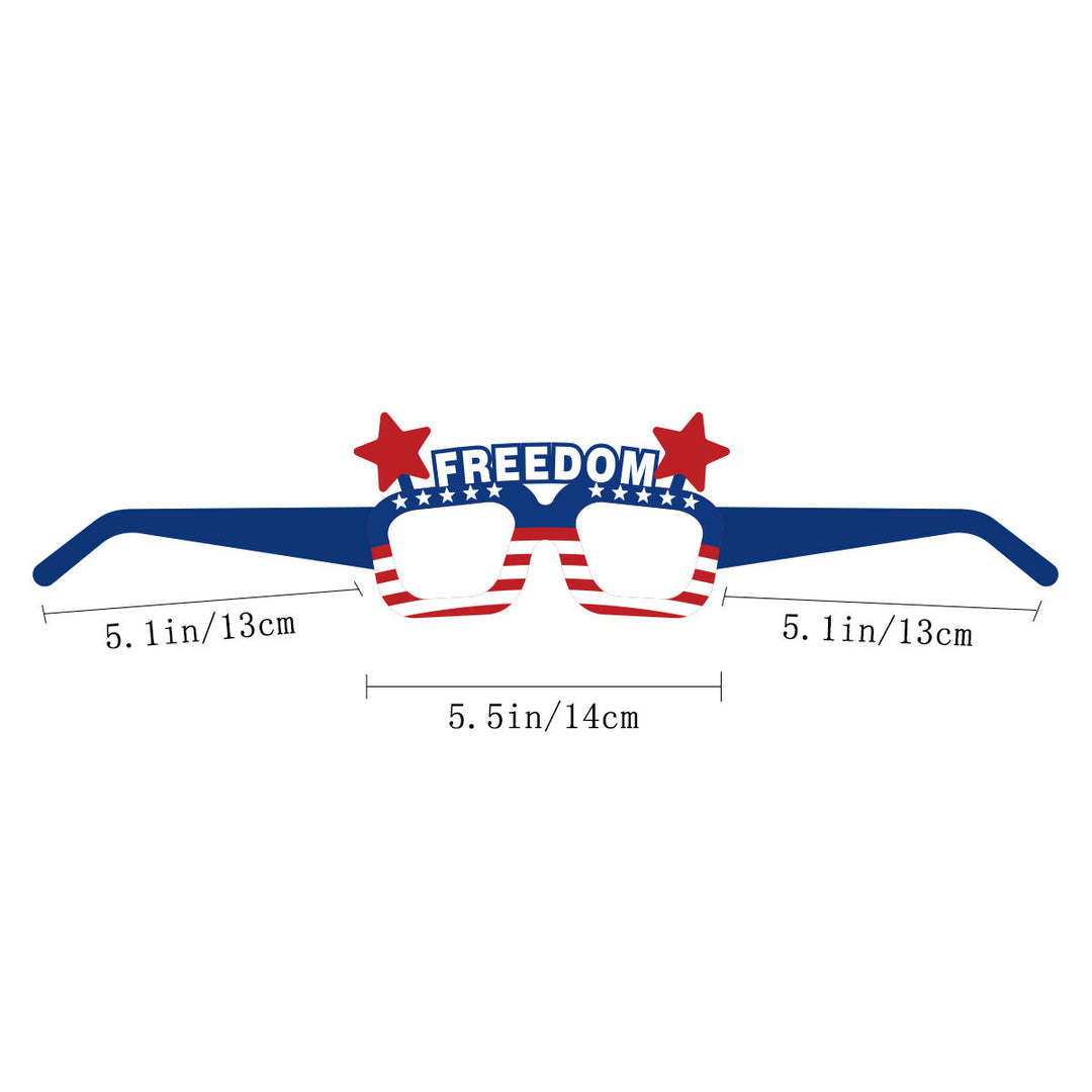 Women creative photo glasses for patriotic celebrations Kalsten