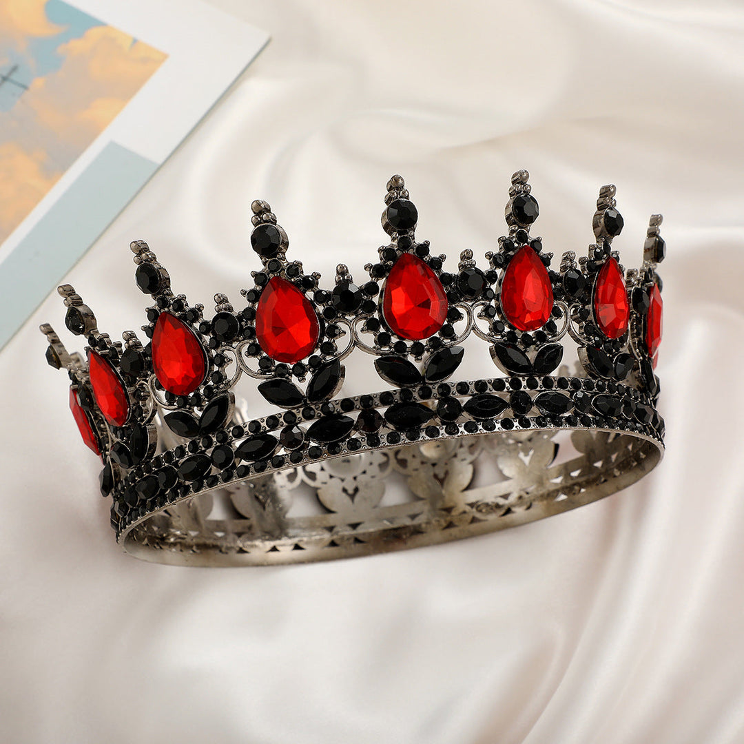 Ladies Luxurious Festive Crown with Shining Gemstones Kalsten