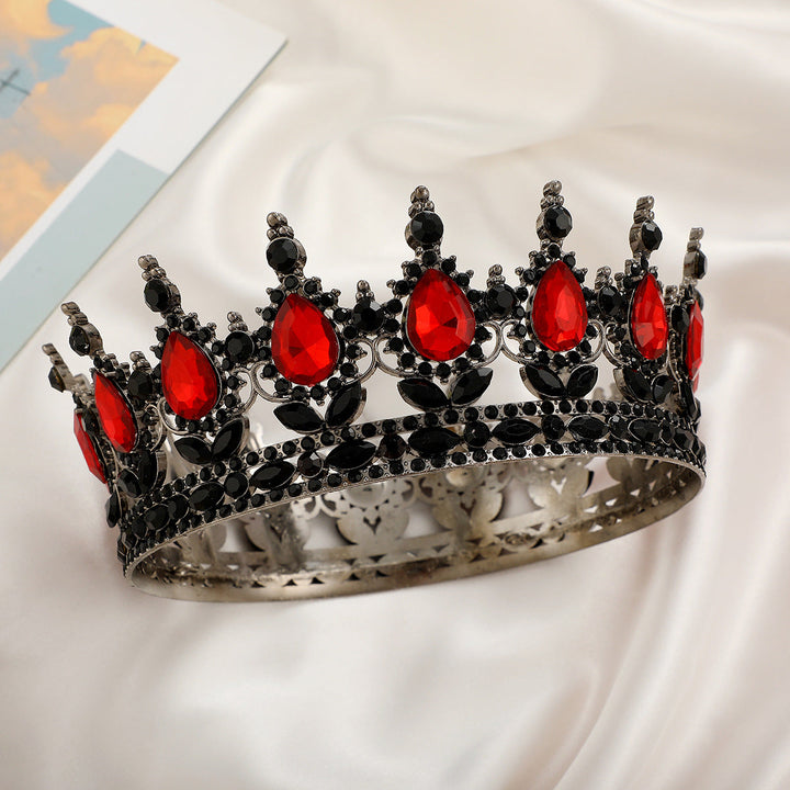 Ladies Luxurious Festive Crown with Shining Gemstones Kalsten