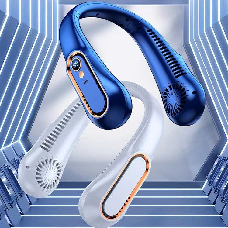Unisex Portable Neck Fan with Digital Display Kalsten