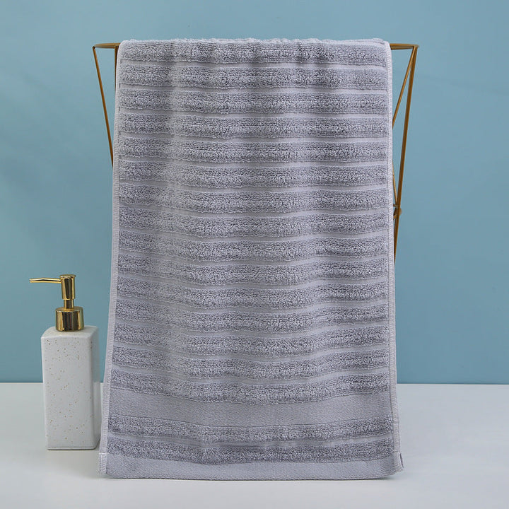 High-quality terry towel with decorative striped pattern Kalsten