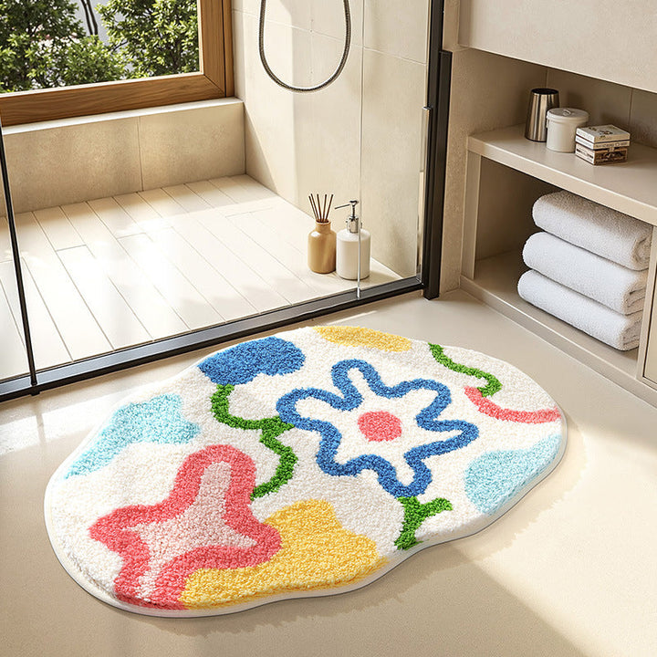 Playful Cartoon Pet Bath Mat Kalsten