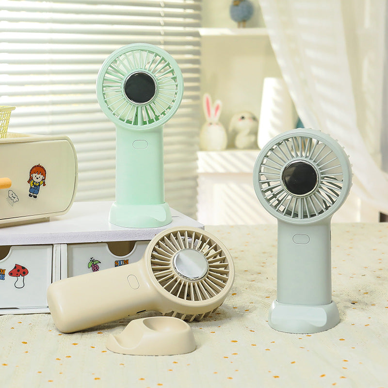 Ladies portable hand fan with powerful battery and user-friendly touch control Kalsten