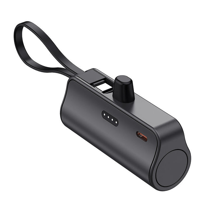 Portable power bank with integrated charging cable and compact design Kalsten