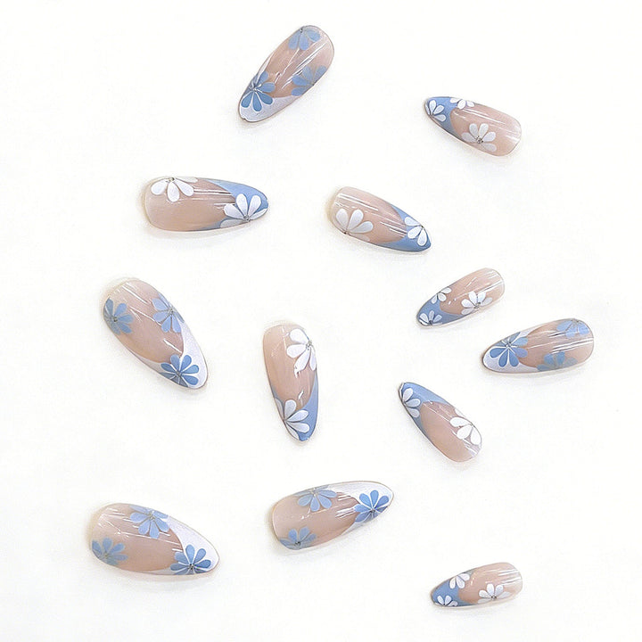 Floral Design Press-On Nail Set Kalsten