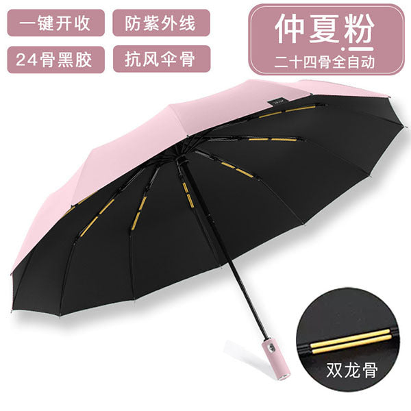 Women's automatic windproof umbrella with UV protection Kalsten