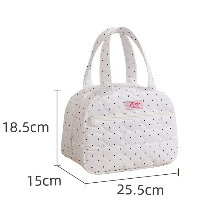 Quilted Floral Lunch Tote Kalsten