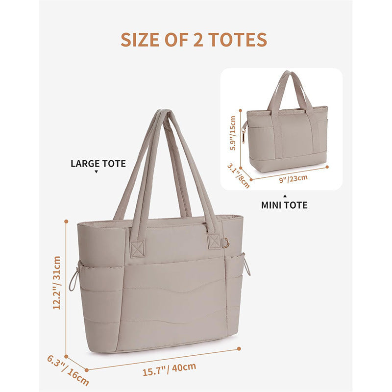 Multifunctional bag with separate organizer Kalsten