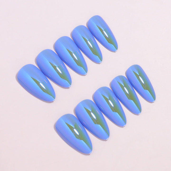Elegant Glossy Almond-Shaped Press-On Nails Kalsten