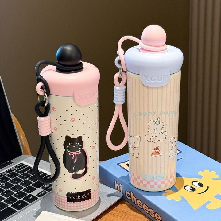 Women cute water bottle with animal design Kalsten