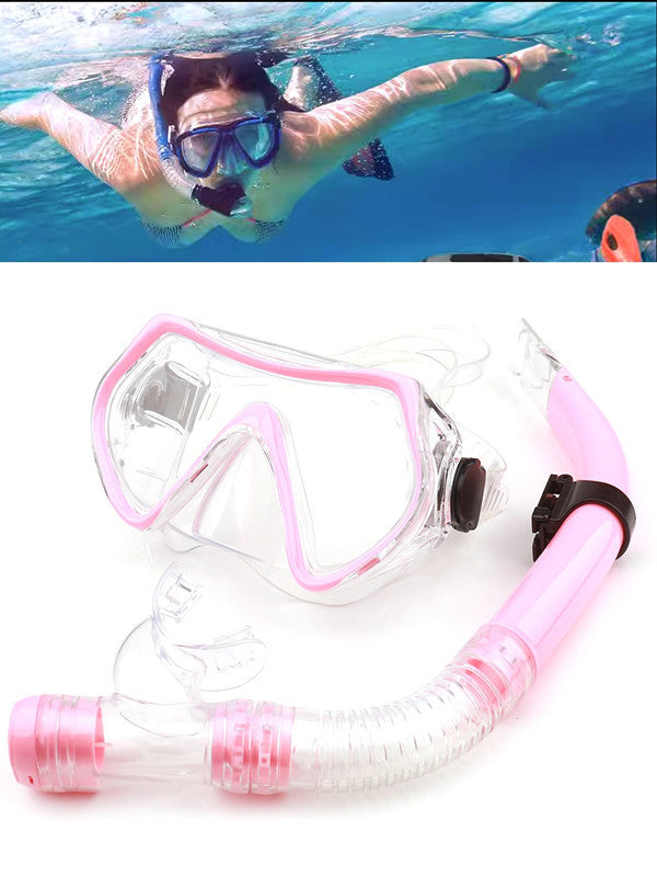 Snorkel mask with anti-fog technology and flexible mouthpiece Kalsten
