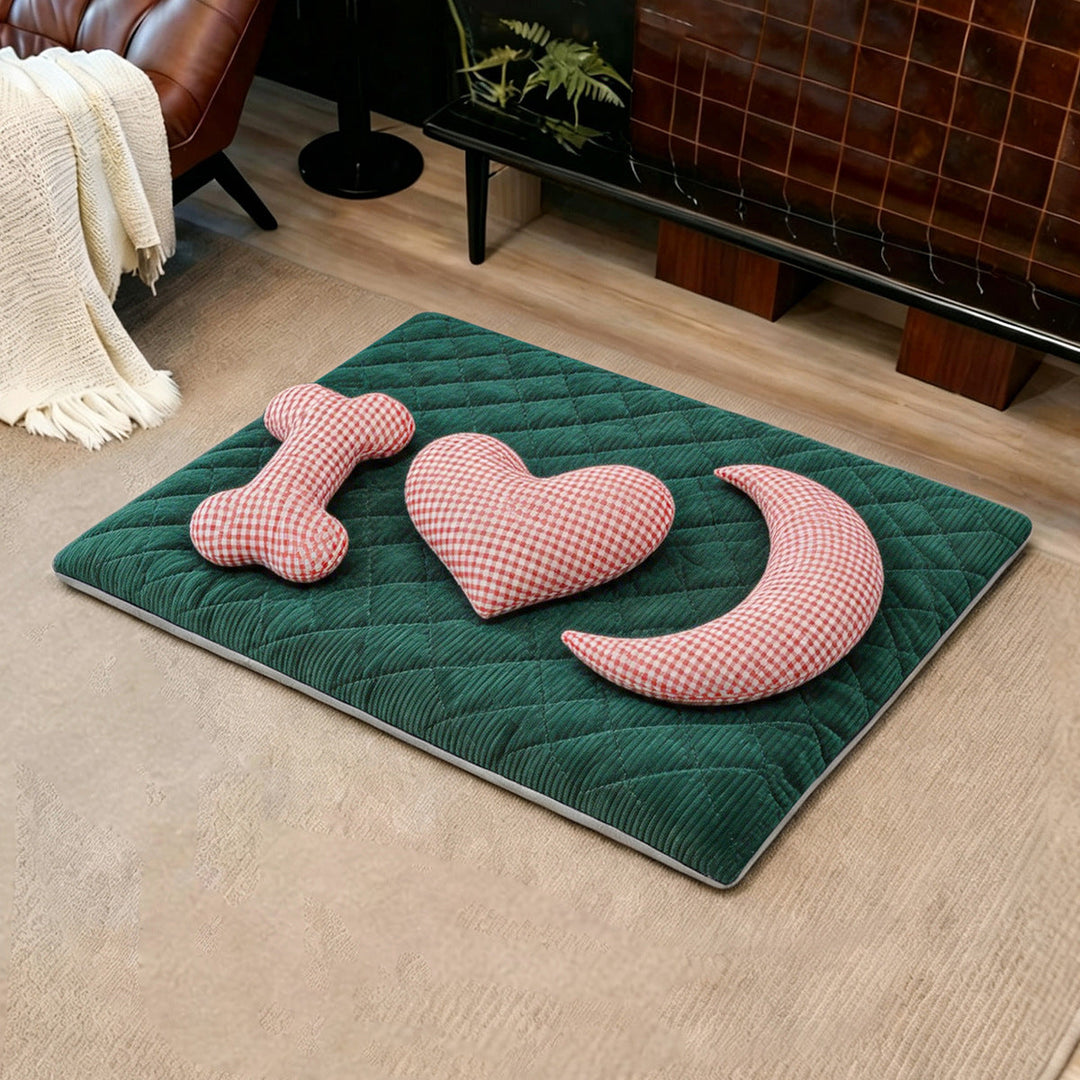 Unisex Playful and cozy pet mat with cushion shapes Kalsten