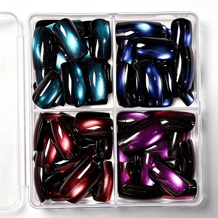 Gradient Glitter Press-On Nail Set Kalsten