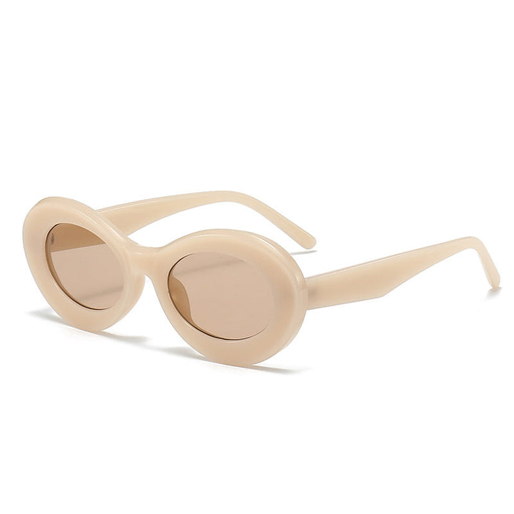 Women’s fashionable oval-shaped sunglasses with innovative design Kalsten