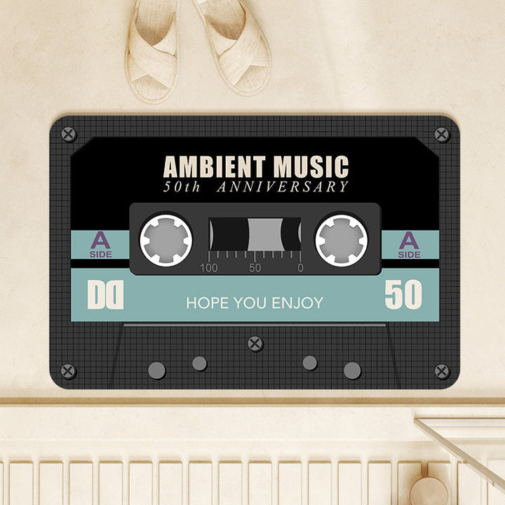 Retro Cassette Tape Bath Mat Kalsten