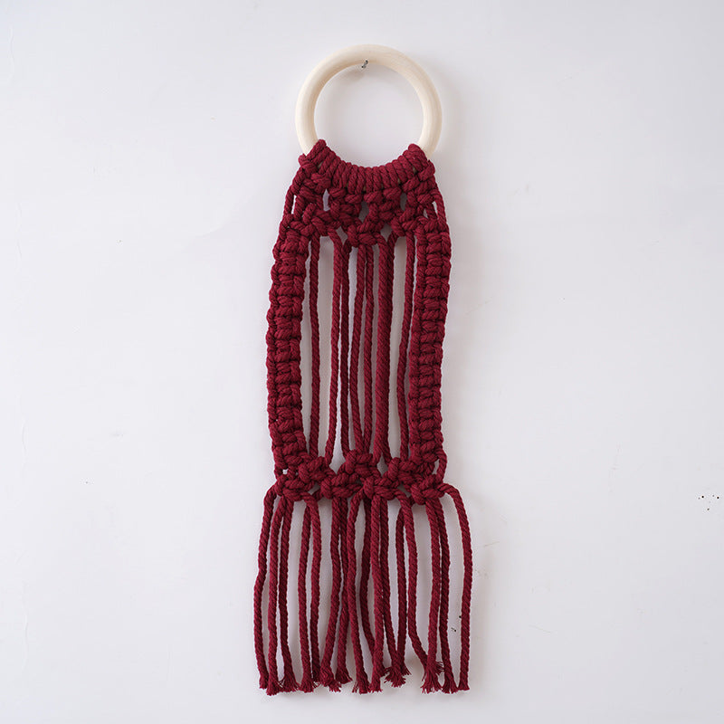Macrame Photo Frame Wall Hanging Organizer Acalora