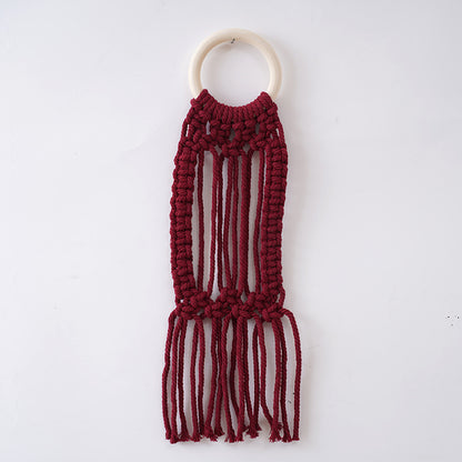 Macrame Photo Frame Wall Hanging Organizer Acalora